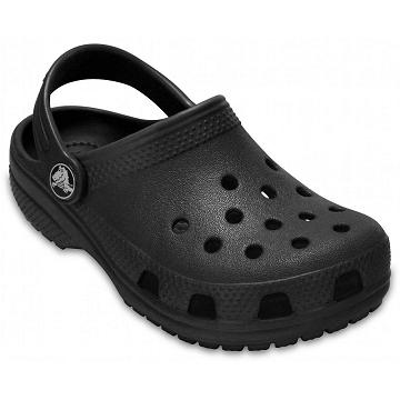 Zuecos Crocs Classic Niña Negros | Mexico 1590RVDW